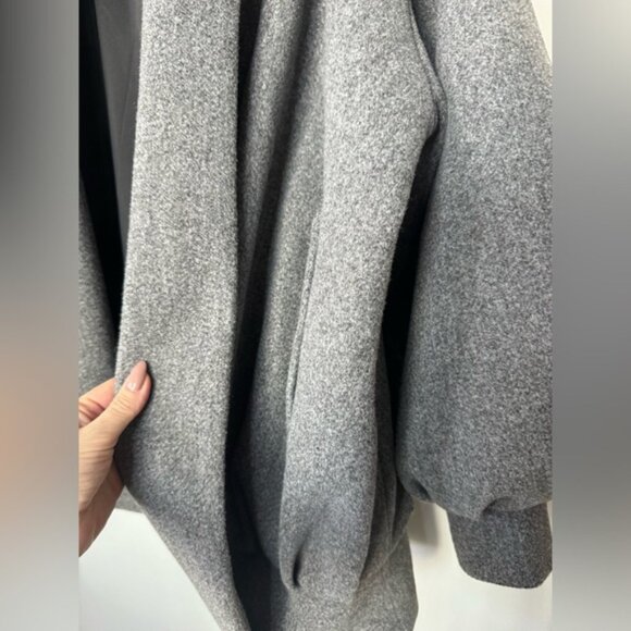 Vivian Shyu Oversized Grey Draped Bomber Kimono Coat – Size M - Picture 4 of 16